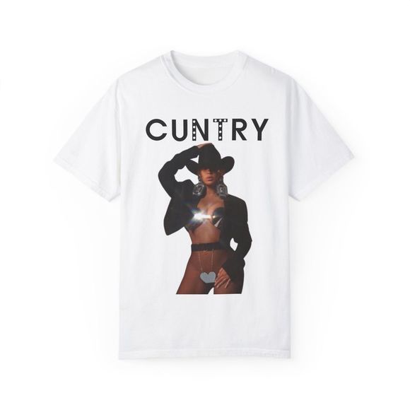 Gildan Tops - Beyonce Cuntry Music Country Album T-shirt